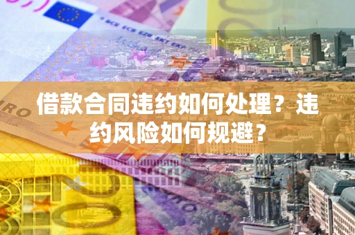 北京借款合同违约如何处理？违约风险如何规避？