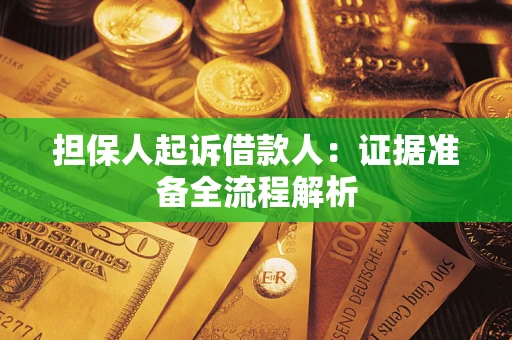 北京担保人起诉借款人：证据准备全流程解析