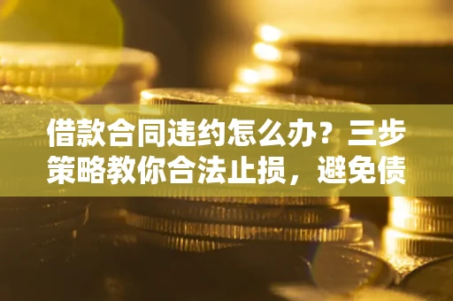 北京借款合同违约怎么办？三步策略教你合法止损，避免债务危机升级