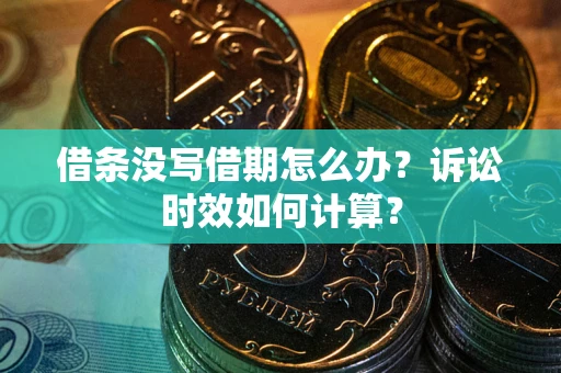 北京借条没写借期怎么办？诉讼时效如何计算？